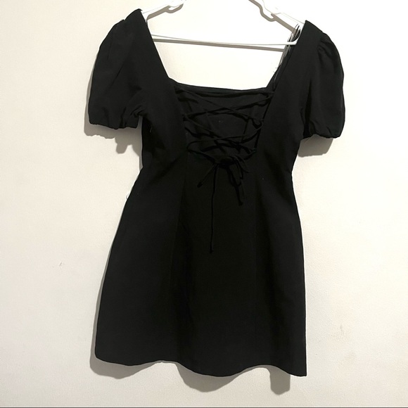 COPY - Zara puff sleeve linen mini dress - Picture 8 of 14